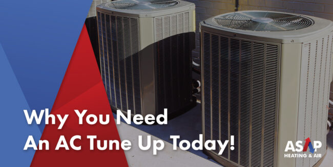 Outdoor AC unit installed and ready for summer, ensuring cool comfort and energy efficiency. ASAP Heat & Air provides comprehensive tune-up services to keep your system running smoothly. Schedule your appointment today!